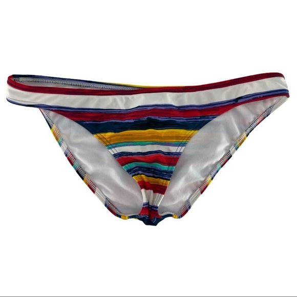 Design Lab Colorful Striped Two Piece Bikini Sz S - Picture 7 of 12